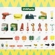 preview thumbnail 8 of 6, 3 in 1 Toddler Kids Tool Bench Set,Rocking Toy with Realistic Accessories