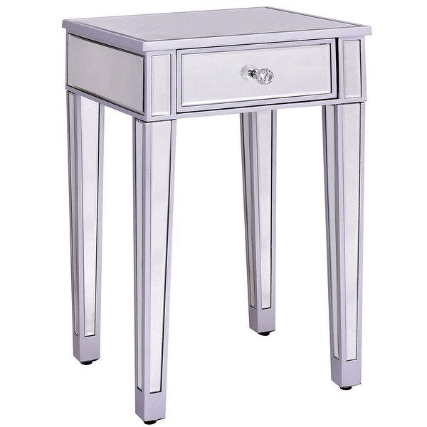 Shop Costway Mirrored Accent Table Nightstand End Table ... Find the perfect home furnishings at hayneedle, where you can buy online while you explore our room designs and curated looks for tips, ideas & inspiration to help you along the way.