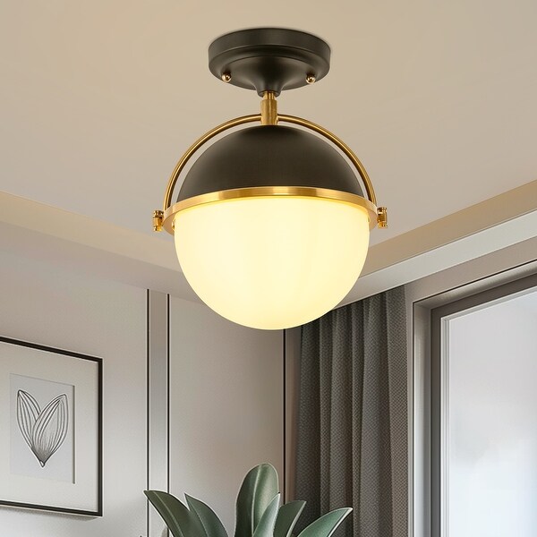 Single light flush mount ceiling fixture on sale