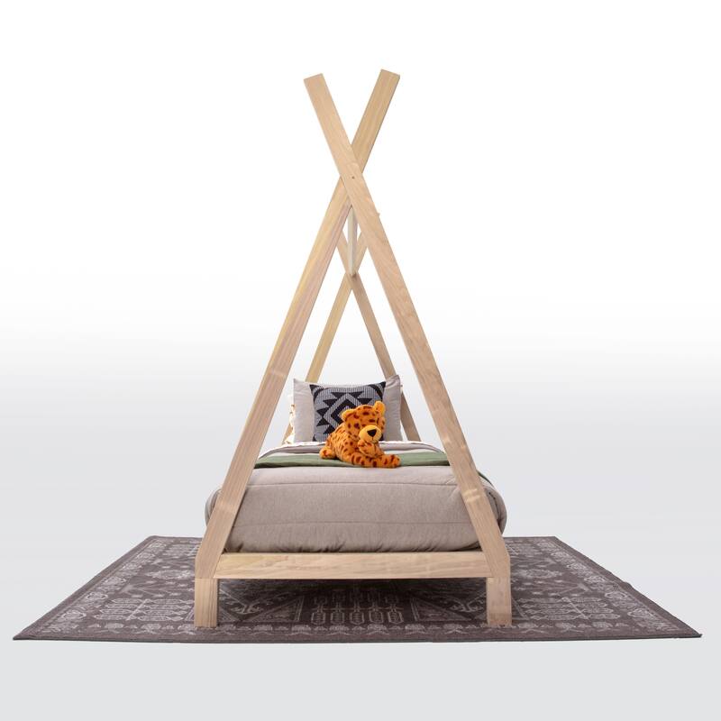 American Furniture Classics Model TWIN TEEPEE Twin Size Teepee Bed with Raised Base