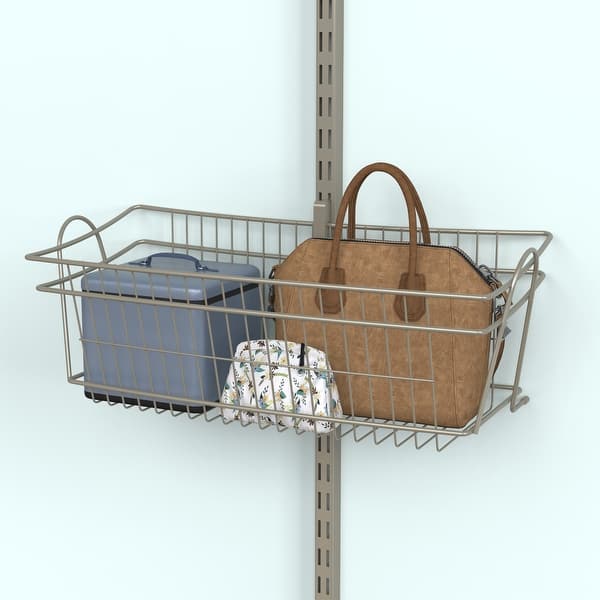 ClosetMaid ShelfTrack Close Mesh Wire Basket Bed Bath & Beyond 37059796