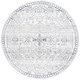 preview thumbnail 12 of 11, SAFAVIEH Layla Sinefta Shabby Chic Farmhouse Rug 6'7" Round - Ivory Grey/Charcoal - Round