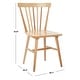 preview thumbnail 50 of 67, SAFAVIEH Winona Spindle Farmhouse Dining Chairs (Set of 2) - 20.1" x 20.3" x 32.8"