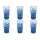 preview thumbnail 5 of 4, Abode Homewares Vetro Acrylic Drinking Glass - Blue - Set of 6 22.2 oz