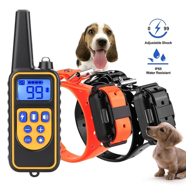 Ownpets Dog Shock Collar With Remote Waterproof Electric For Large