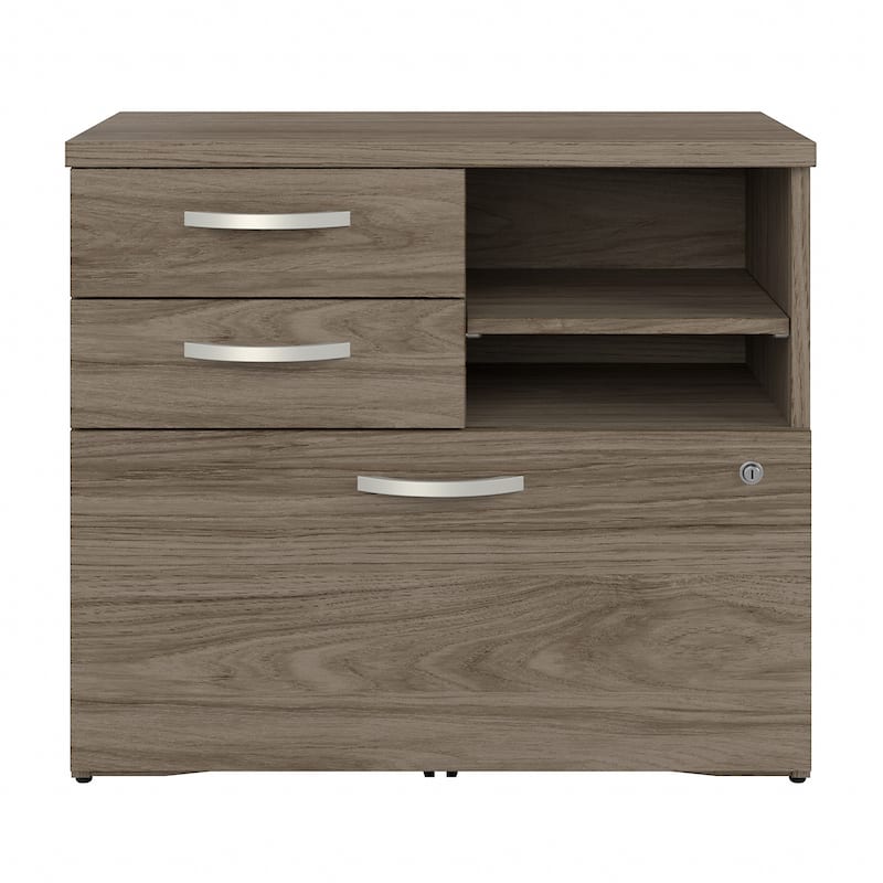 Hybrid Office Storage Cabinet with Drawers by Bush Business Furniture