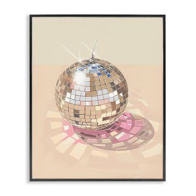 Stupell Dazzling Disco Ball Refraction Framed Giclee Art Design By Arlington Prints