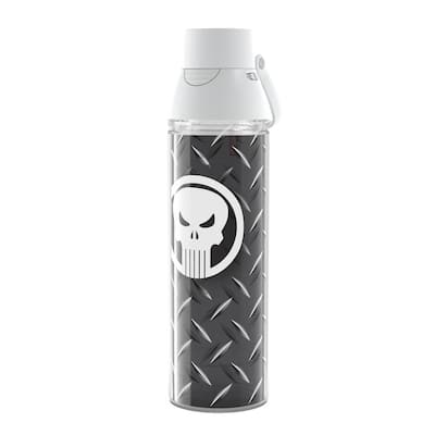 Tervis Marvel Punisher Black Made in USA Double Walled Insulated Travel Tumbler, Classic - 24oz Venture Lite Water Bottle