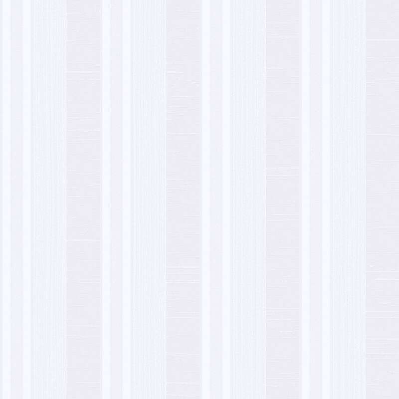 Galerie Wallcoverings Palazzo 2 Collection Silky Stripe Vinyl on Non-woven Matte Wallpaper Roll - 33 feet x 21 inches - White
