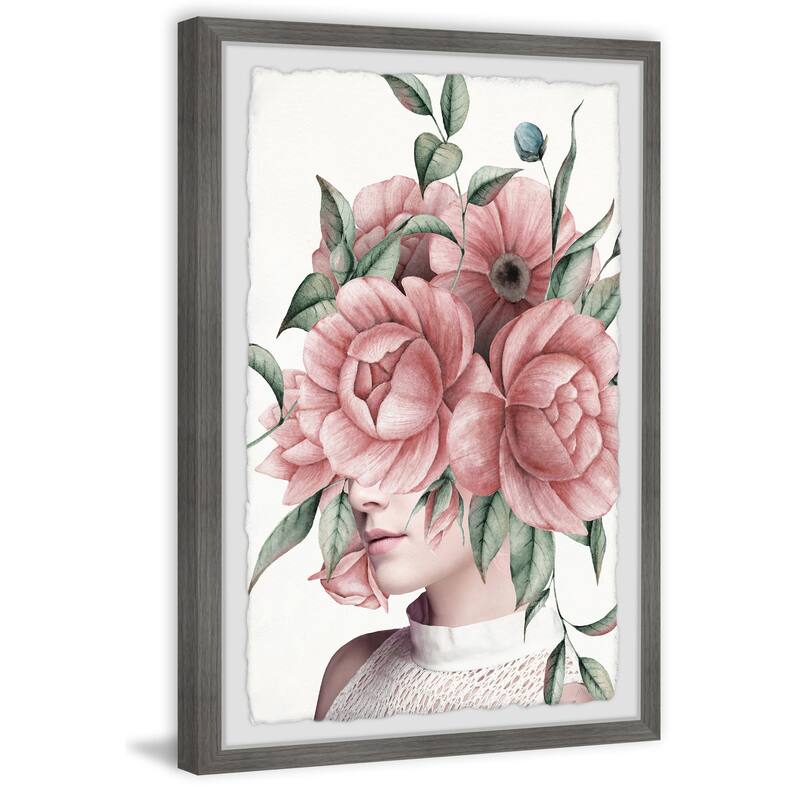 Mid-Century Wall Art Print Framed - Modern Canvas Painting for Living Room Decor - 24x36