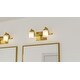 preview thumbnail 7 of 6, Kolt 2-Light Brushed Gold Bath Light