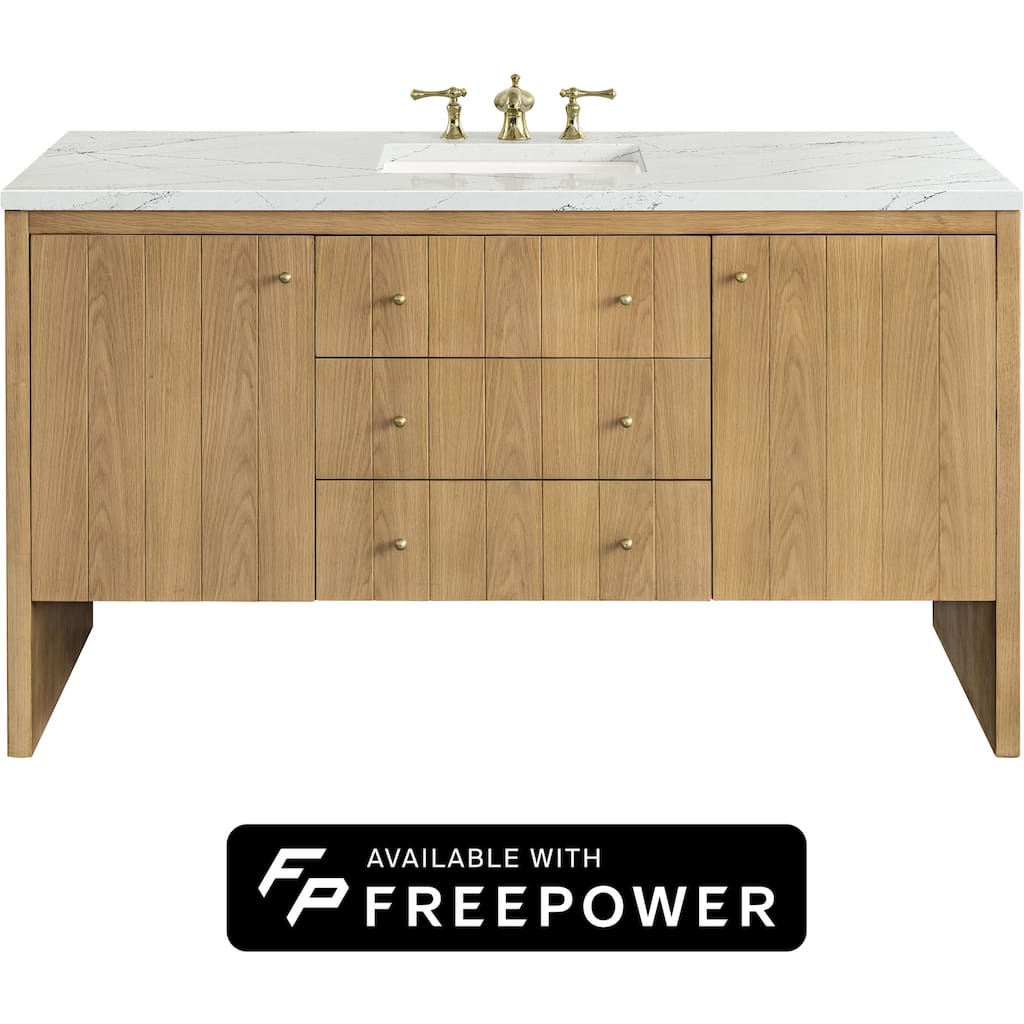 James Martin Vanities 435-V60S-FENC Hudson 60" Free Standing Single