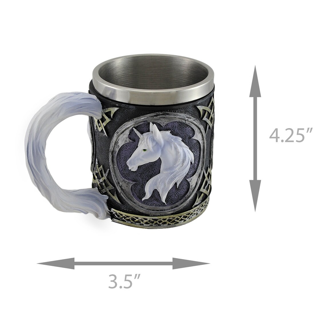Shop White Unicorn Drinking Tankard Tribal Coffee Cup Mug 4 25 X