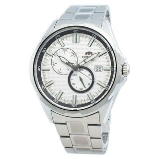 Orient Men's RA-AK0603S10B 'Mechanical' Stainless Steel Watch - White -  Overstock - 32568647