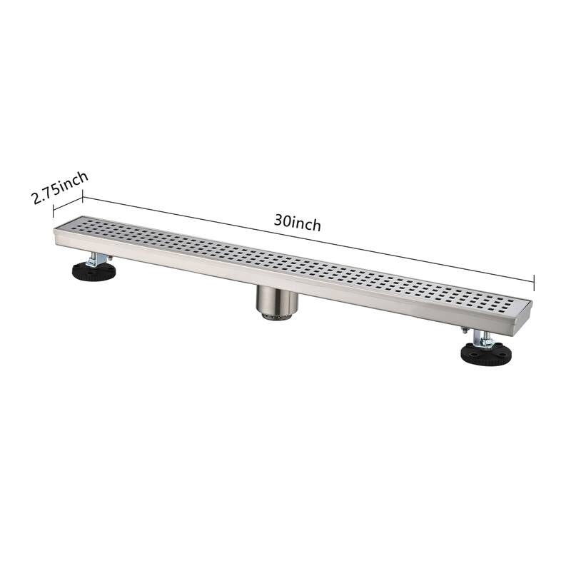 Topcraft 28/30/32/36-inch Stainless Steel Linear Floor Drain