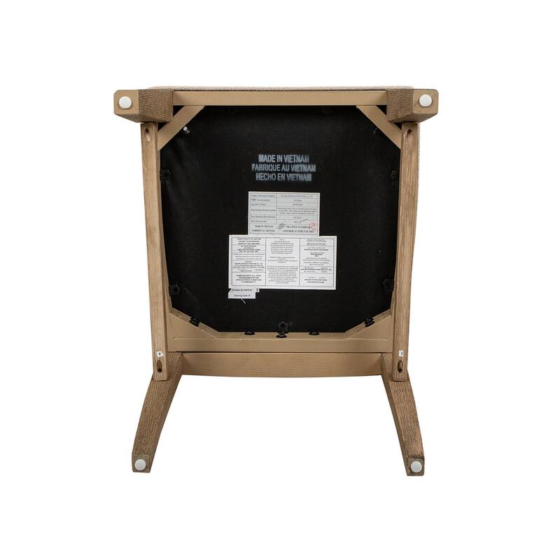 Magnussen Home Tristan Swiss Coffee Upholstered Side Chair Two Pack - 19.75''W x 24.19''D x 36''H