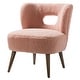 preview thumbnail 29 of 34, Dulcinea Ullna Lambskin Sherpa Upholstery Accent Chair by HULALA HOME