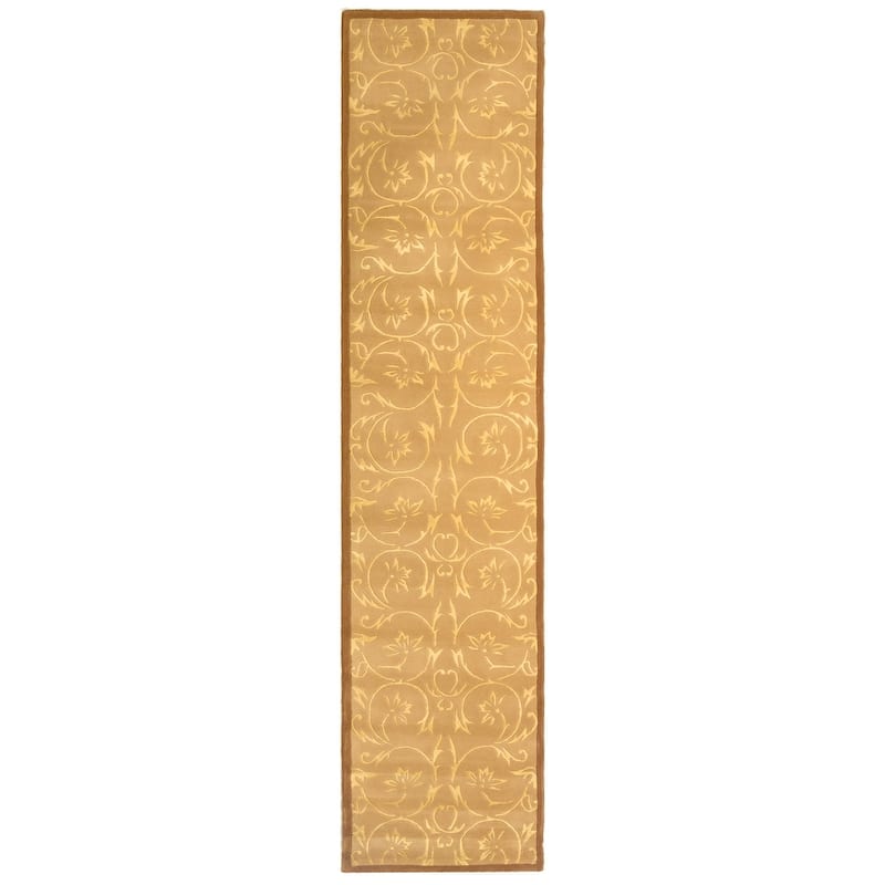 SAFAVIEH Handmade French Tapis Maissa Shabby Chic Oriental Wool - 2' 6" x 12' - Assorted - Runner