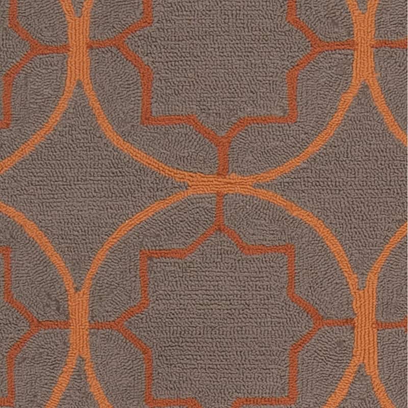 Hand-hooked Dolly Contemporary Geometric Indoor/ Outdoor Area Rug