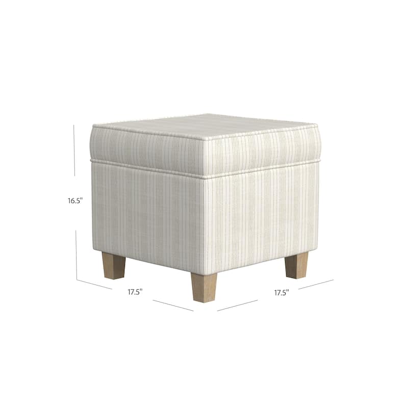 Carson Carrington Birkerod Square Lift-off Storage Ottoman