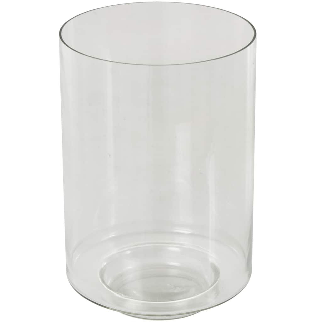 Glass Wide Vase - Clear - Roche River Decor