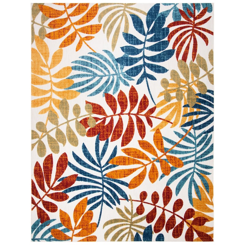 SAFAVIEH Cabana Laila Indoor/ Outdoor Waterproof Patio Floral Rug