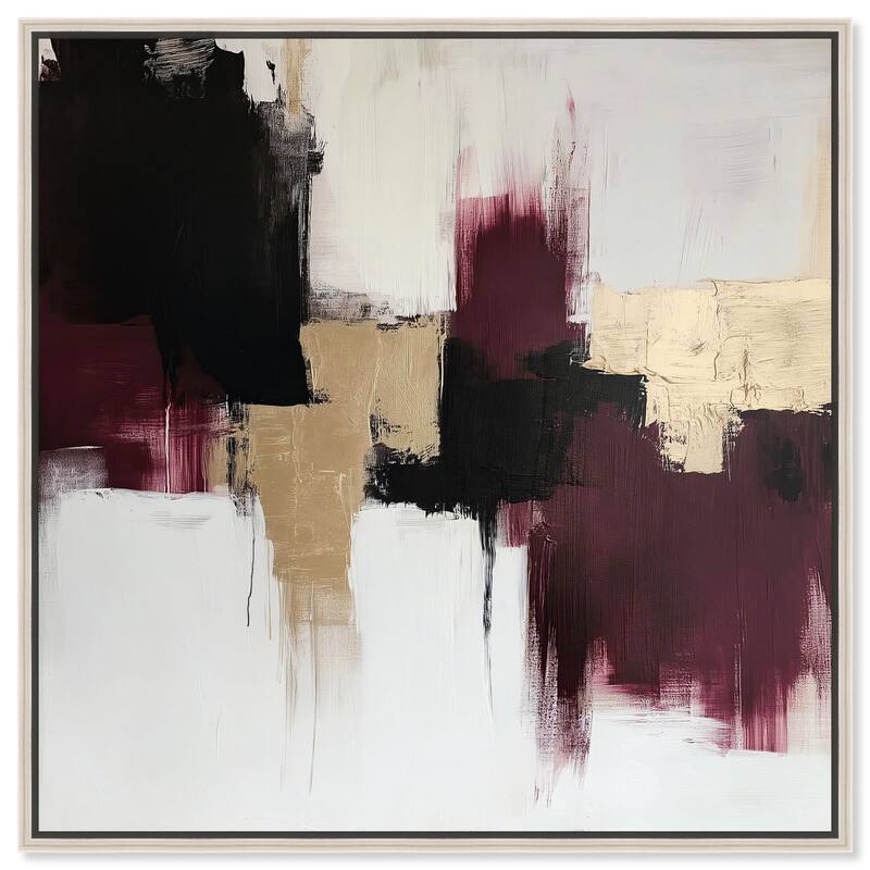 Golden Dusk III Canvas by Art Remedy - Silver - 12" x 12"
