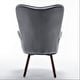 preview thumbnail 24 of 31, Us Pride Furniture Kreedence 26.38" W Microfiber Accent Chair