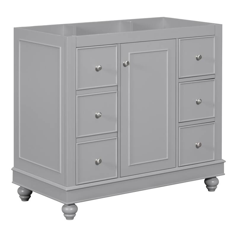 36" Gray Bathroom vanity