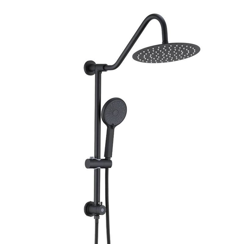 Shower Head with Handheld Shower System with 10" Rain Shower Head