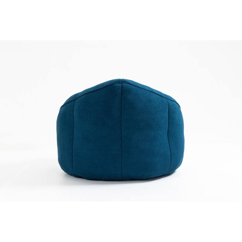 Bean Bag Chair w/Foot Stool in Multiple Colors, Giant Foam-Filled Furniture-Maximum Comfort Bean Bag