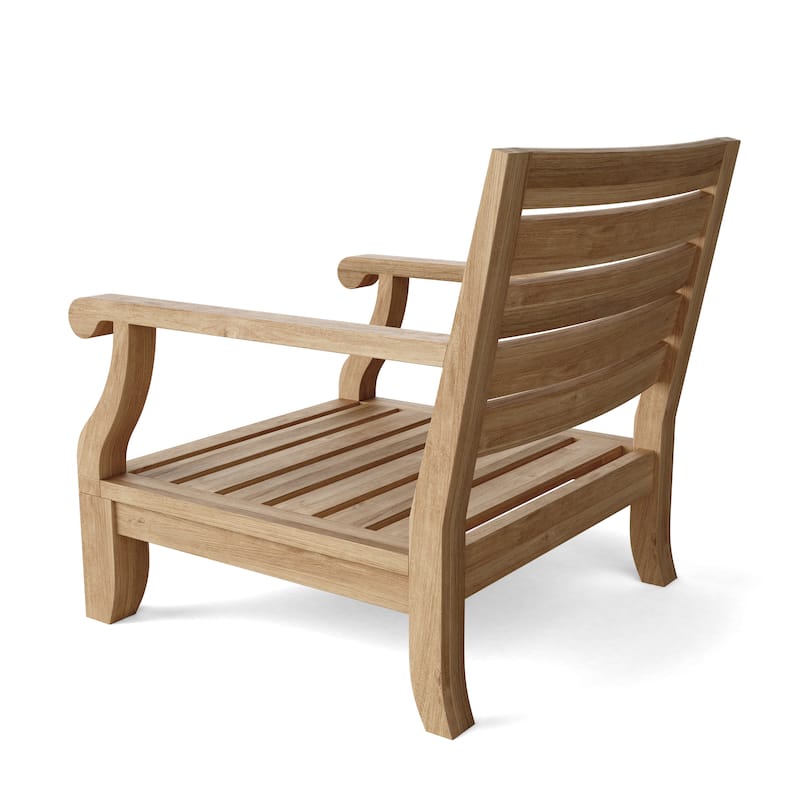 Riviera Luxe Teak Lounge Chair with Sunbrella Cushions