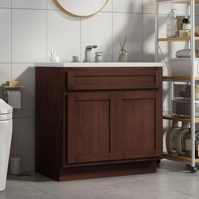 Vanity Art 36 Inch Single Sink Bathroom Vanity Cabinet