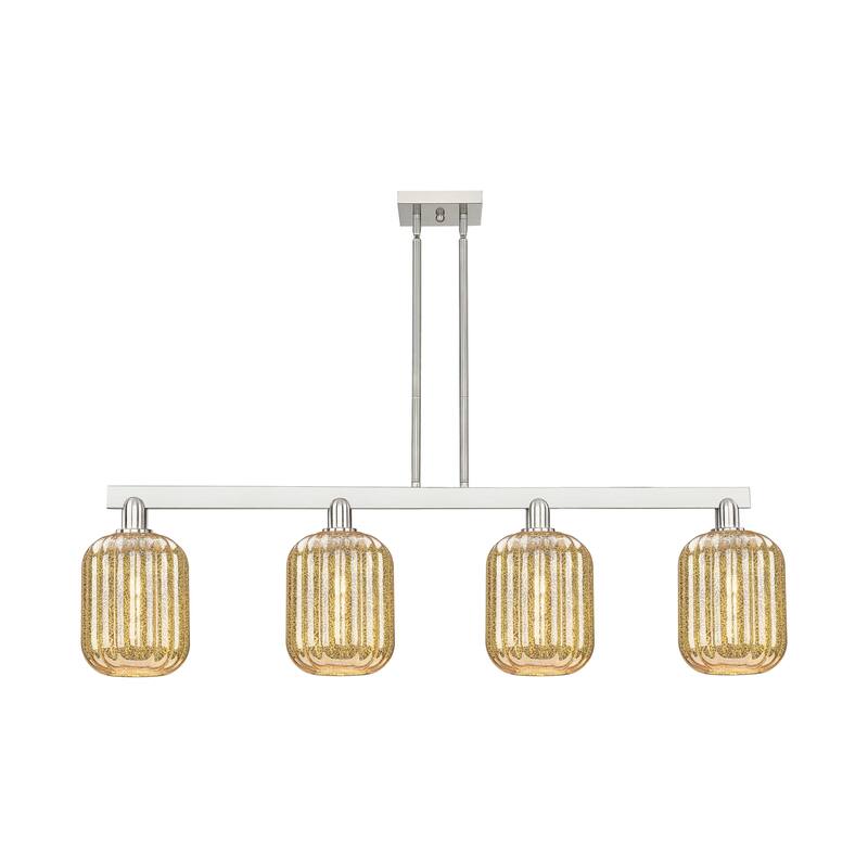 Innovations Lighting Urban Downtown - Preston - 4 Light 48" Jar Shade Stem Hung Island Light