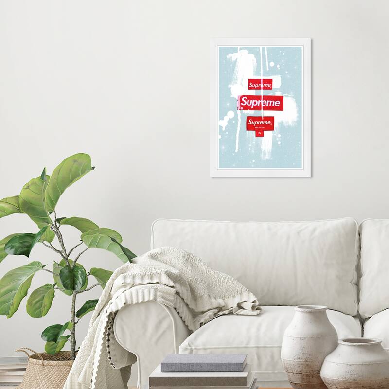 Wynwood Studio Prints Fashion and Glam Hype Labels Paint White and Glam Wall Art Canvas Print - White