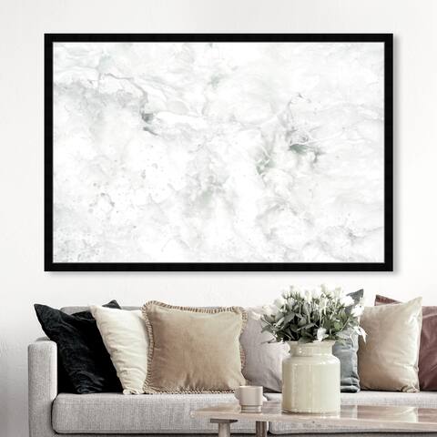 Oliver Gal 'Random Chain I by Tal Paz-Fridman' Abstract Wall Art Framed Print Textures - White, White