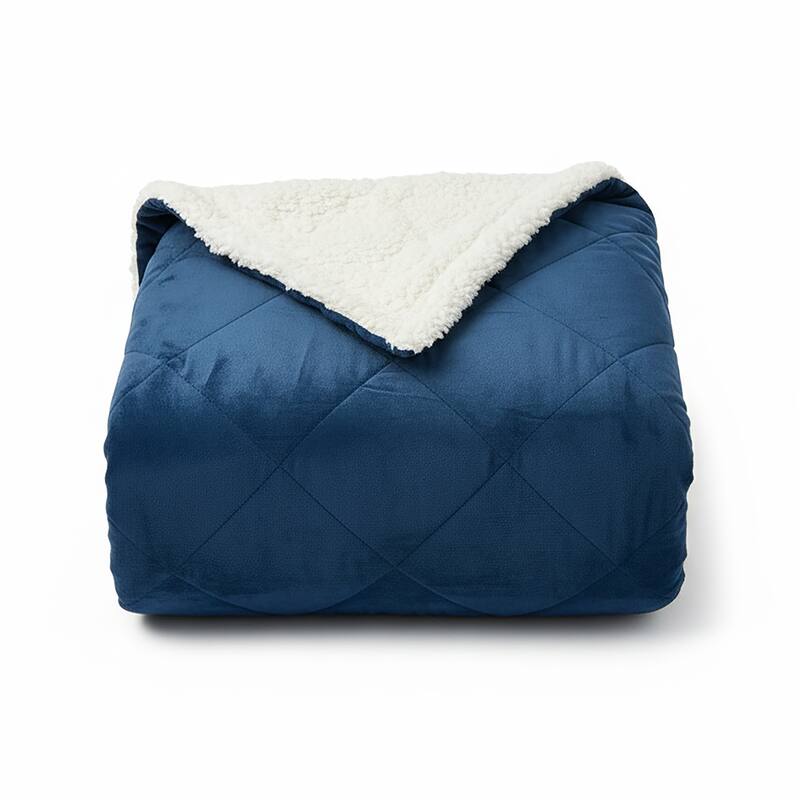 Cozy Soft Quilted Fleece-like Throw