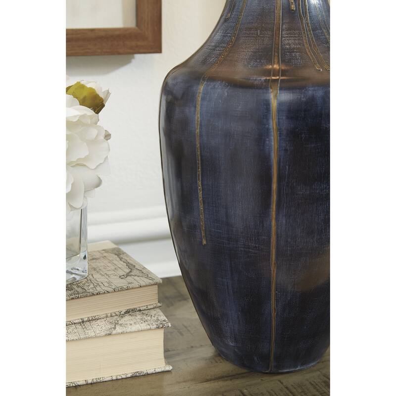 Evania Metal Table Lamp - 15.13" W x 15.13" D x 30.5" H