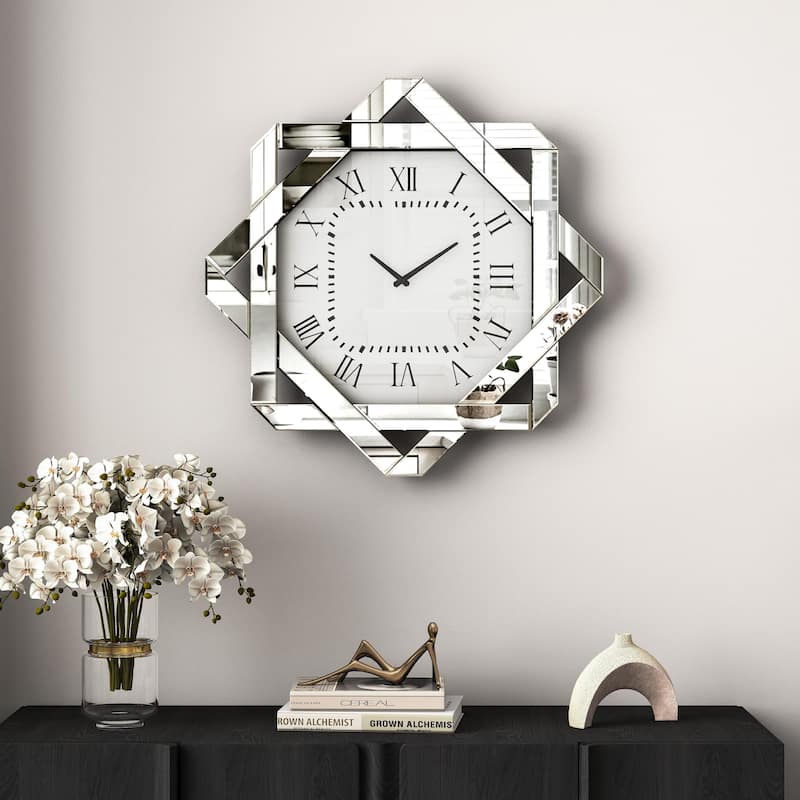 Modern Glass Wall Clock