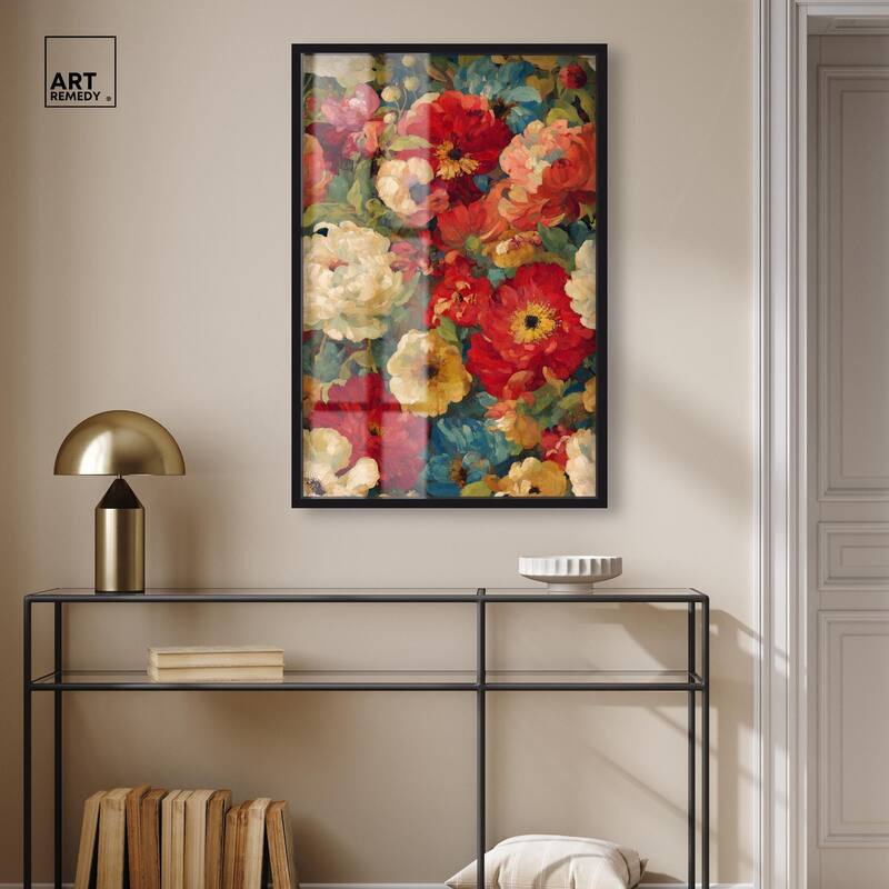 Garden Tapestries II Shadowbox by Art Remedy