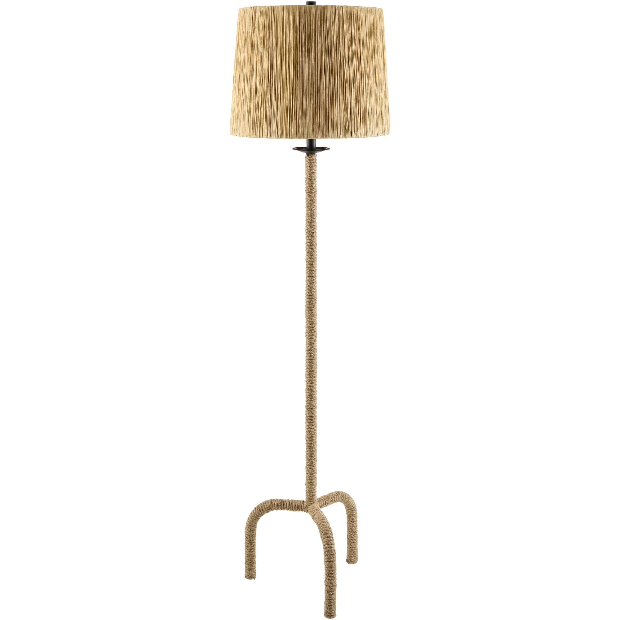 Livabliss x Becki Owens Seraya Rustic Accent Floor Lamp - 61"H x 16"W x 16"D