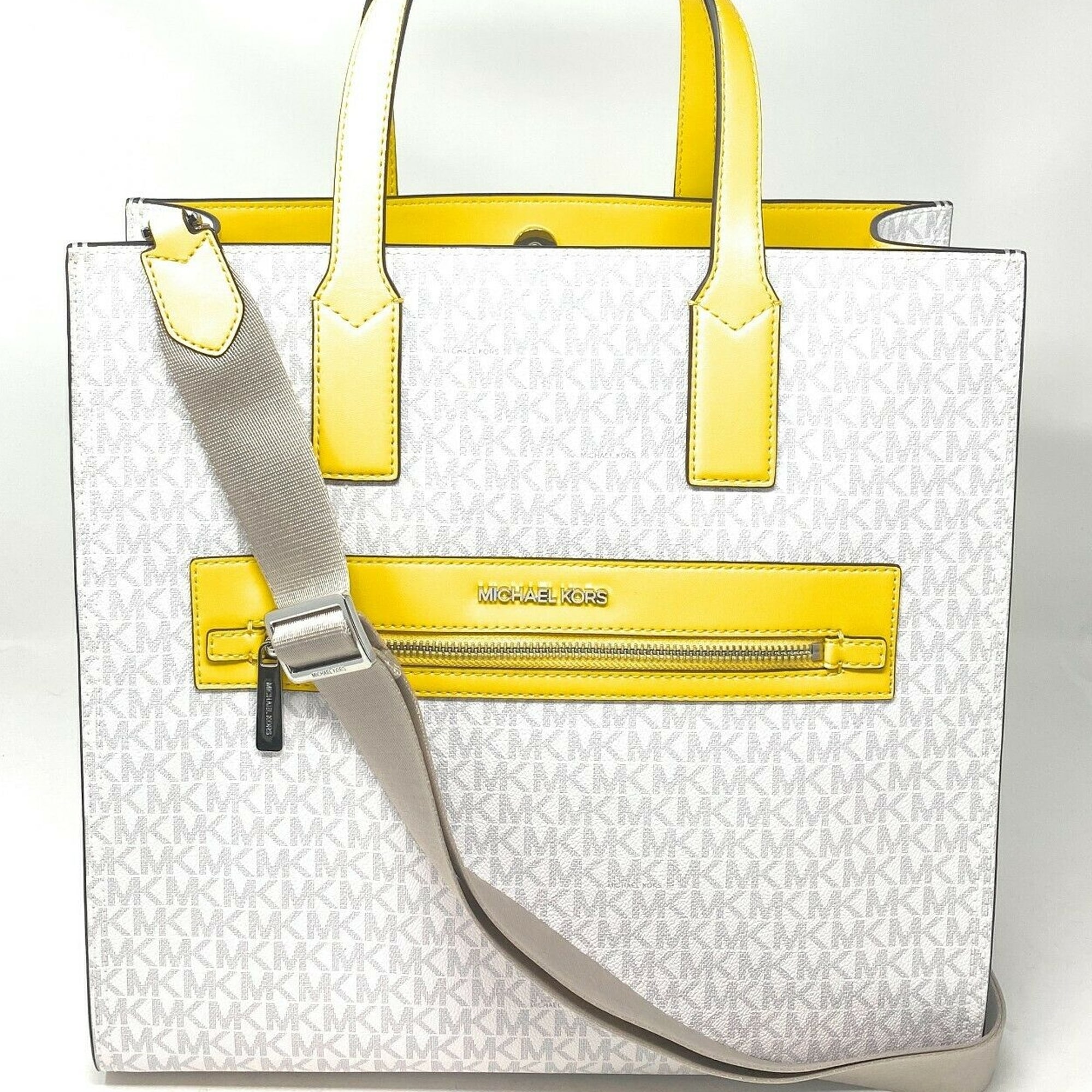 Michael kors shop monogram handbag yellow