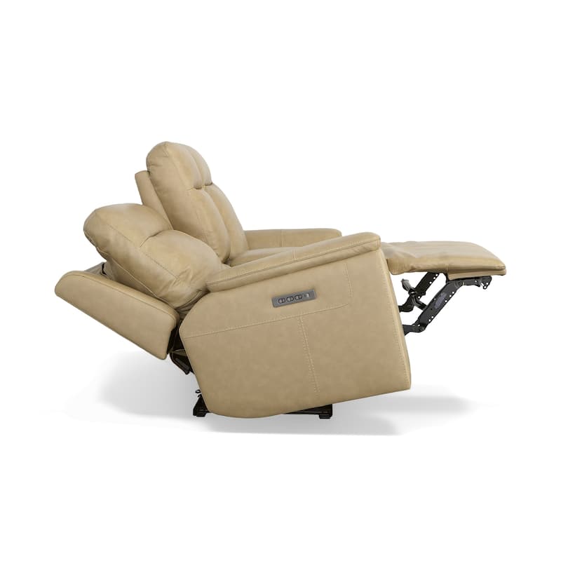 Odell Zero Gravity Power Reclining Loveseat with Console, Power Headrests & Lumbar by Flexsteel - 77" x 42" x 41"
