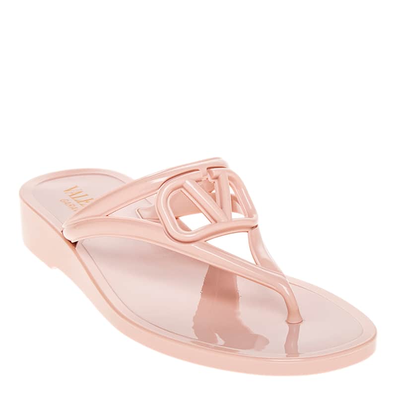 Valentino Vlogo Signature Thong Sandal - 37 EU