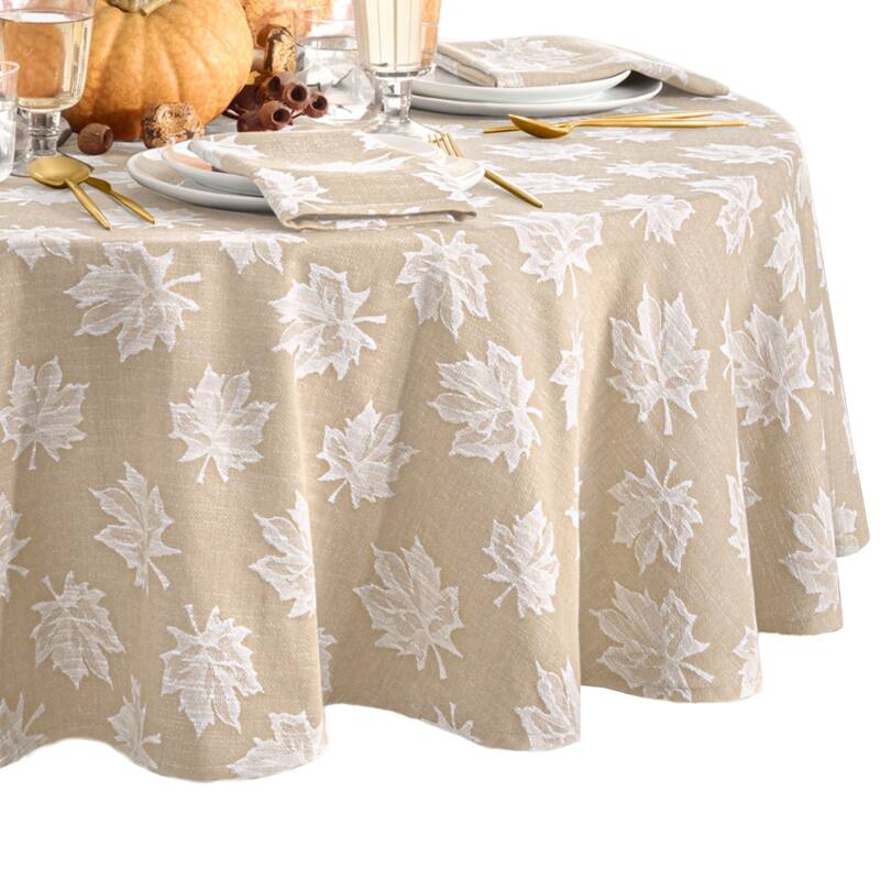 Falling Leaves Jacquard Tablecloth