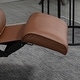 preview thumbnail 43 of 61, HomCom Faux Leather Adjustable Manual Swivel Base Recliner Chair with Comfortable and Relaxing Footrest