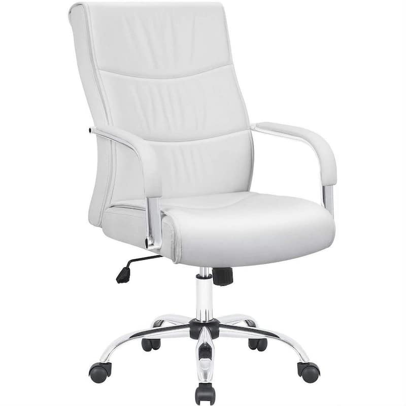 Homall High Back Office Desk Chair Task Chair Conference Chair - White