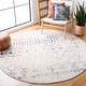 preview thumbnail 22 of 92, SAFAVIEH Tulum Giorgina Rustic Moroccan Boho Tribal Rug 10' Round - Ivory/Blue
