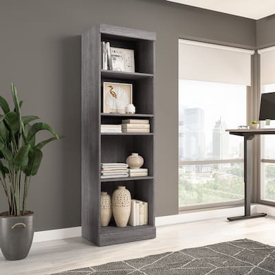 Pur 25W Closet Organizer, Tall Narrow Shelving Unit by Bestar