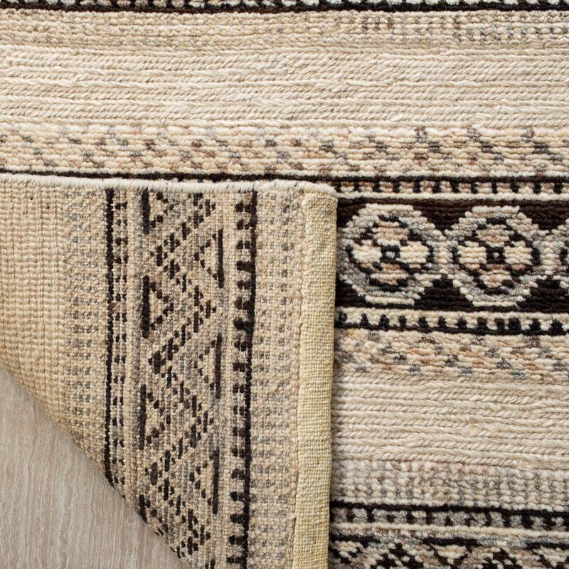 SAFAVIEH Hand-knotted Santa Fe Silka Modern Wool Rug